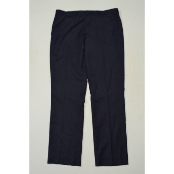 Jack Threads 36 x 32 Navy Blue Flat Front Straight Dress Pants - Picture 1 of 3